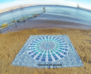 Mandala Hippie Printed Tapestry Wall Hanging Twin Indian Cotton Bedspread with Ethnic Throw Beach <b>Blanket</b> Beach Wall Decor Art - Product Image 3
