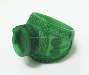 Bague en argent turque avec motif de cire en pierre, bijoux turcs, vente en gros, usine en thaïlande - Product Image 5