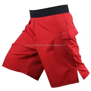 MMA Kỹ Thuật Số Thăng Hoa Quần Short Thiết Kế Tốt Nhất 2017 Bán Chạy Nhất Hot Red Designs