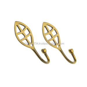 Handmade <b>Hook</b> Brass Decorative Coat <b>Hook</b> Metal Vintage Manufacturer & Wholesaler Metal Brass <b>Hooks</b> <b>for</b> <b>Wall</b> Ornate - Product Image 3