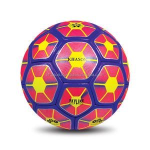 Balón de fútbol de PU Khason de alta calidad con logotipo personalizado, cosido a mano y duradero, varios colores, tamaños 3-5 a granel - Product Image 6