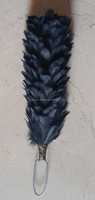 Plume verte et rouge pour béret, plumes noires pour béret, fournisseur en gros de plumes pour béret