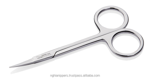 ES-01 accessoire de manucure et de pédicure en acier inoxydable fini gris impressionnant comprenant des ciseaux à sourcils - Product Image 4