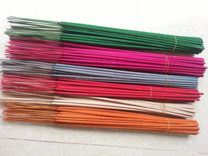 Bâtons d'encens en bois de 11 pouces en vrac en gros Style chinois parfumé Rose non parfumé religieux Spa à des fins aromatiques 3mm de diamètre - Product Image 5