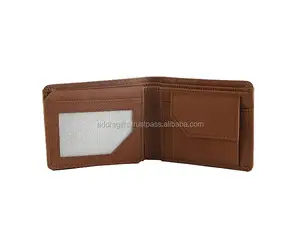 Brown leather mens wallets / new style man leather wallets / top 10 wallets brands for mens