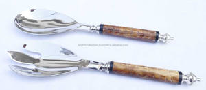 Antique os poignée conception en acier inoxydable ensemble de service de haute qualité en acier inoxydable couverts de mariage en argent - Product Image 2