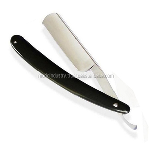 Maquinilla de afeitar recta para peluquería con cuchillas duraderas y herramienta de corte de garganta con mango de plástico - Product Image 3