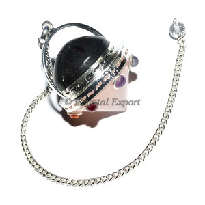Péndulos de Cuarzo Rosa con Punta Cónica para Chakras: Compre al por Mayor Péndulos de Cuarzo Bonded para Chakras - Product Image 1