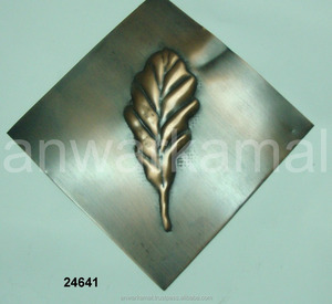 Azulejos de cobre antiguo de hoja grabada para sala de dibujo - Product Image 1