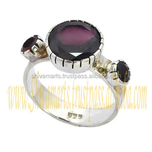 แหวนโกเมนสีแดงธรรมชาติที่สวยงาม925แข็งแหวนเงินสเตอร์ลิงตลอดไปสำหรับงานแต่งงานงานปาร์ตี้ขายส่งราคา - Product Image 2