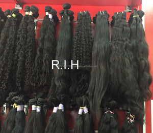 Extensiones de cabello Remy virgen indio crudo 100%, cabello de trama sin procesar en estilo ondulado, longitudes estiradas 8 "28" 30" - Product Image 6