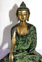 Patung Buddha Sati Tibet Kuno dari Kuningan, Penyembuh, Seni Budha, Dewa Etnis, Patung Buddha, Bodhisattva, Sakyamuni