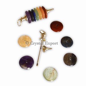 Pendules pour Chakra à disque, outil de santé portatif, avec trou - Product Image 1
