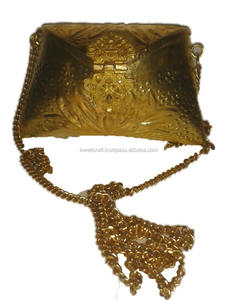 <b>Vintage</b> Brass Women's Brass Metal Antique Silver Sling <b>Bag</b> - Product Image 4