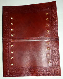Wholesale Handmade Genuine <b>Leather</b> Address Book Plain Strap Closure Hardcover Style <b>Diary</b> - Product Image 2