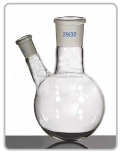 Flacons à fond rond avec deux cols matériel d'équipement de laboratoire verre Borosilicate pour fourniture de laboratoire - Product Image 5