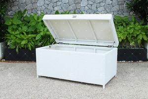 Maletero de mimbre polisintético para uso en exteriores e interiores, diseño de lujo, superventas - Product Image 2