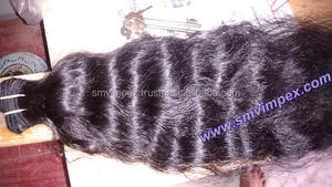 Cabellos crudos indios. Venta caliente virgen onda de agua tejido de cabello humano. Sin compromiso mejor calidad Venta caliente cabello virgen - Product Image 4