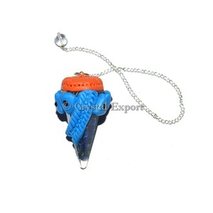 Pendules tibétains en Orgone Lapis, bijoux de haute qualité - Product Image 1