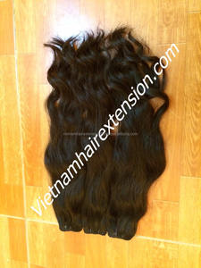 ผมเวอร์จินแท้เวียดนามแบบไม่ผ่านกระบวนการผลิต  แบบรีมี่  ลอนลึก  น้ำหนัก 100 กรัม ความยาว 8-32 นิ้ว - Product Image 6