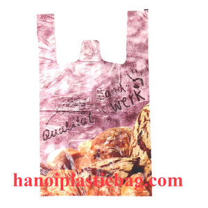 CMYK printing t-shirt handles shopping bag - Eco Plastic - Viet Nam - Product Image 2