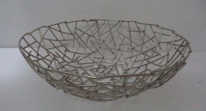 ชามผลไม้ลวดโลหะสำหรับตกแต่งดีไซน์คลาสสิกแบบพิเศษชามที่ยั่งยืนและเป็นมิตรต่องานปาร์ตี้ - Product Image 4