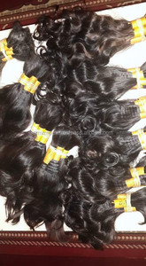 Tissage en vrac de cheveux indiens vierges bon marché Grade 12a Acheter en Inde Les styles comprennent des boucles italiennes à vague naturelle à vague profonde lâche - Product Image 6