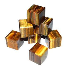 Comprar al por mayor Ojo de Tigre cubos en la India - Product Image 1