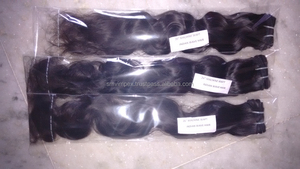 Tejido de pelo con textura del sur de la India, superventas, buen tamaño, buen Color, pelo virgen, onda profunda suelta, rizo italiano, solo proceso Manual - Product Image 5