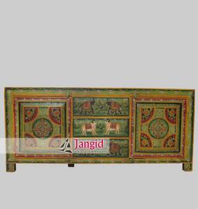 Muebles de aparador pintado, arte indio y artesanías - Product Image 1