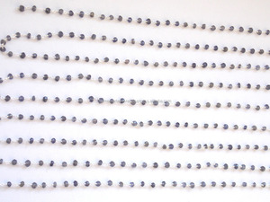 Chaîne de taille plaquée argent faite à la main Quartz fumé perles de pierres précieuses Rondelle forme fil enroulé naturel à facettes couches charme MM taille - Product Image 4