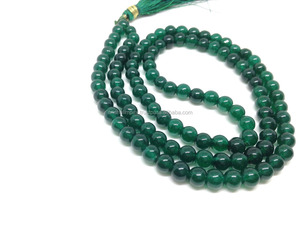 Mala al por mayor: Jade verde natural 6mm Jap Mala, collar de cuentas Mala, Rosario, lote al por mayor - Product Image 2