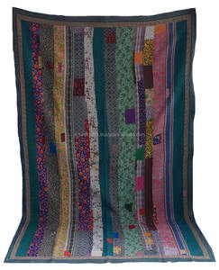 Venta al por mayor Reversible Kantha Throw Vintage Étnico Patchwork Kantha Edredón - Product Image 2