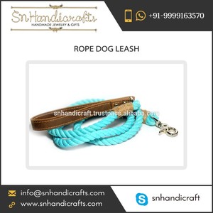 Unique Designed Handmade Cotton Rope Dog <b>Leash</b> for Wholesale Buyer - Product Image 1