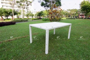 ชุดรับประทานอาหารหวายโพลีสังเคราะห์สำหรับสวนกลางแจ้ง,เฟอร์นิเจอร์หวายดีไซน์พิเศษ - Product Image 6