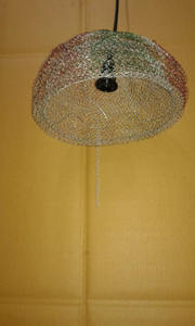 Lampe pendante en treillis métallique - Product Image 2