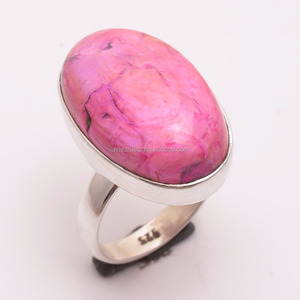 Natural pink Sugilite <b>Rings</b> Handmade Fine Jewelry 925 Sterling Silver <b>Indian</b> Jewelry <b>Indian</b> Silver <b>Rings</b> Manufacturer - Product Image 1
