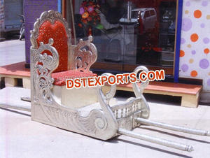 Latest Design Wedding Brass Golden Peacock <b>Doli</b> Indian Wedding Swan Gold Palki Shahi Wedding <b>Doli</b> - Product Image 5