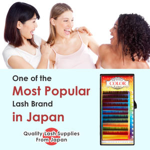 ขนตาปลอมแบบเส้นต่อเส้น OPTIMA Professional Long-Seller สีผสม ผลิตด้วยเครื่องจักร ขนตาสังเคราะห์ งอนรุ่น J/C/B สำหรับต่อขนตาเพื่อความงาม - Product Image 2