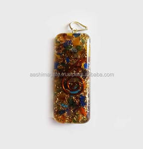 Grossiste en Onyx Long Rectangle Orgone Pendentif Fait à la Main Style Feng Shui Energie Cristal Agate Bijoux Collier de Pierres Précieuses - Product Image 1