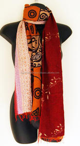 คอลเลกชั่นอินเดียผ้าพันคอผ้าไหมยาวปานกลาง & สไตล์ปักลายสโตล - Product Image 2