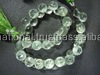 Perles de pierres précieuses en améthyste verte naturelle de qualité AAA, facettées en forme d'oignon, 6-8 mm, 8 pouces, pour la fabrication de bijoux