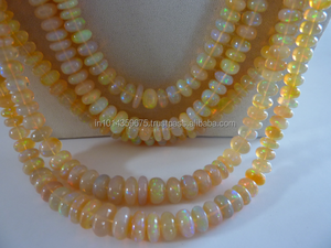 Top qualité haute qualité génial Welo opale éthiopienne lisse poli Rondell perles magnifique feu énorme taille Coszcalt exporte troisième - Product Image 6