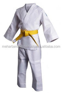 High Quality Custom Logo White Blue 100-200cm Judo Gi Sportswear <b>for</b> <b>Kids</b> Durable Cotton Canvas Martial Arts <b>Clothing</b> - Product Image 3