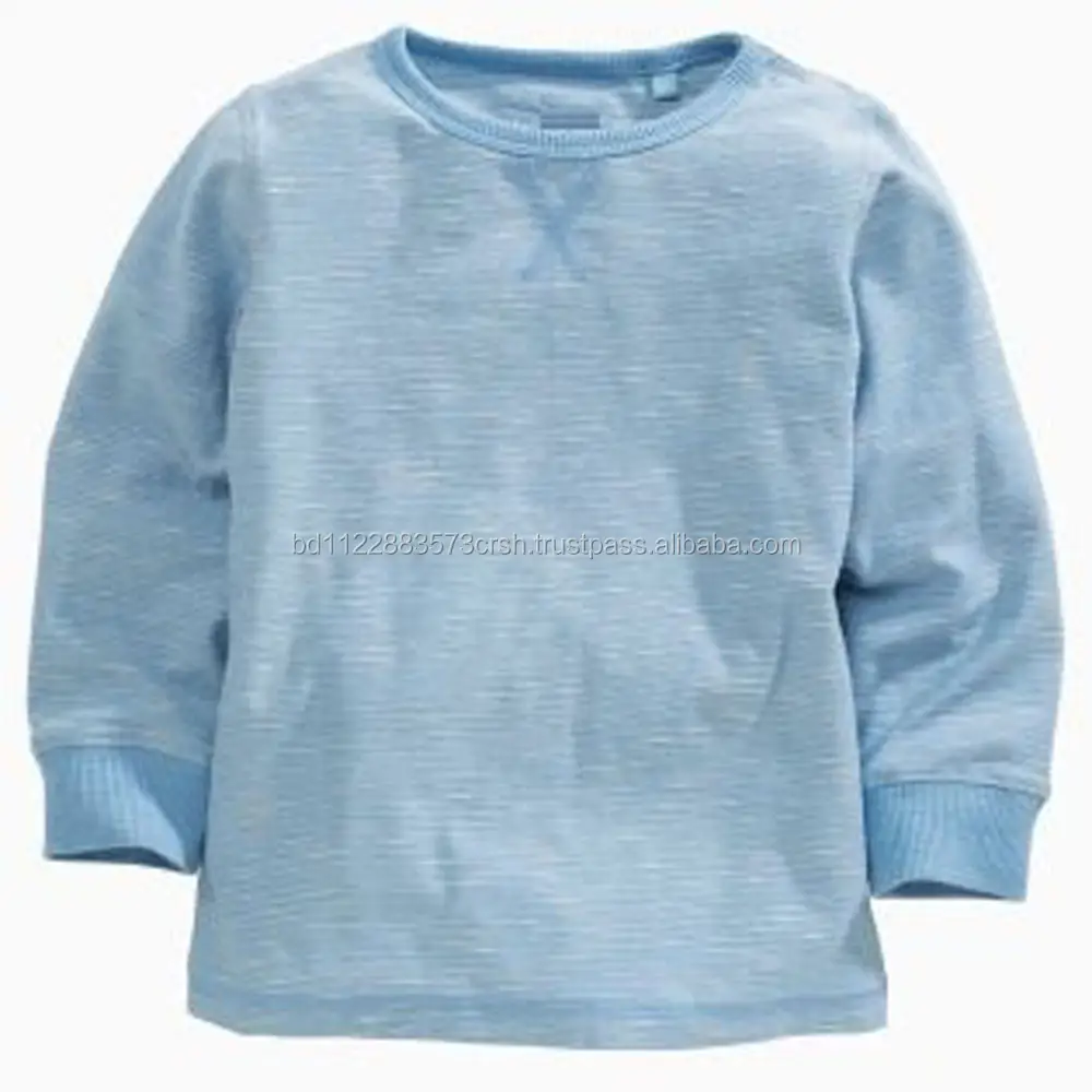 Oem service supply type and factory price new stylish sweat shirts 100% Ctn, Slub, Heavy Jersey, Children Boys Sweatshirt