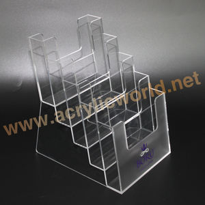 ที่วางโบรชัวร์หลายช่องที่กําหนดเองขาตั้งจอแสดงผล POP อะคริลิ - Product Image 2