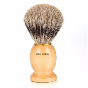 ชุดโกนหนวดแปรงแบดเจอร์บริสุทธิ์ไม้ - Product Image 1