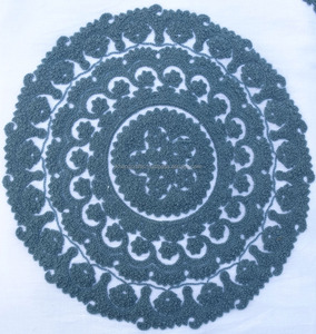 Excellente qualité hôtel maison ensemble de literie Suzani broderie couvre-lit - Product Image 3