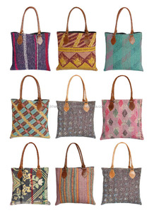 Sacs fourre-tout Kantha traditionnels vintage faits à la main Collection de meilleure qualité prix de gros - Product Image 4