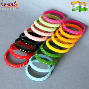 ซูเปอร์ร้อนสีชมพูหินอ่อนเชือกขายส่งวินเทจ Bakelite เครื่องประดับสร้อยข้อมือกำไลข้อมือ - Product Image 5